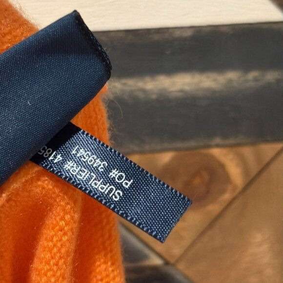 Ralph Lauren Bateau Boat Neck Batwing Dolman Sleeve Cashmere Sweater Small - Picture 8 of 8